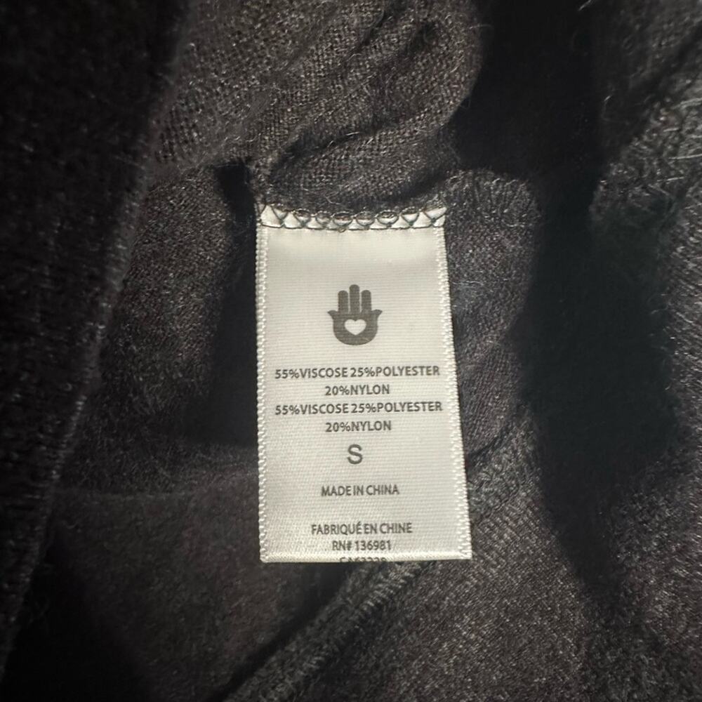 Spiritual Gangster Amour Savasana Sweatshirt Grey Long Sleeve Love Valentines - Picture 7 of 7
